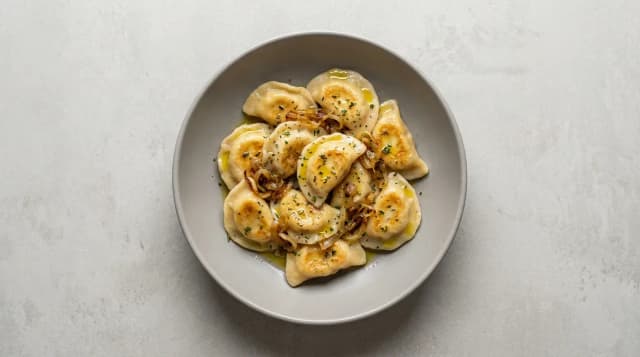 Pierogi z mięsem