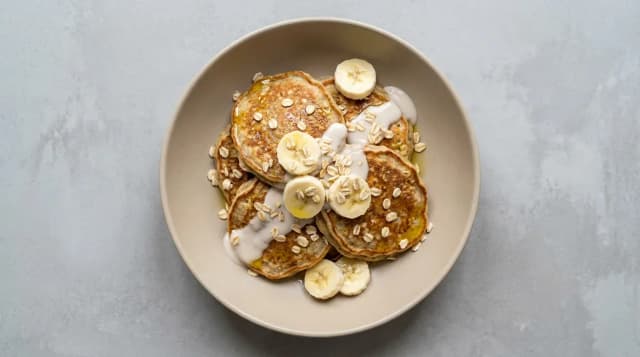 Placuszki bananowo-owsiane