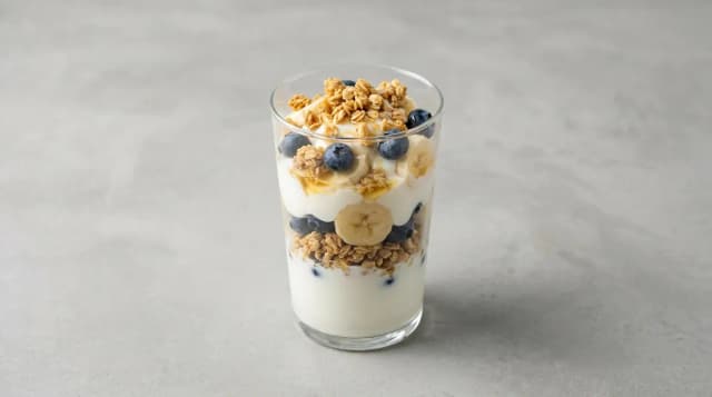 Smoothie bowl z owocami i granolą