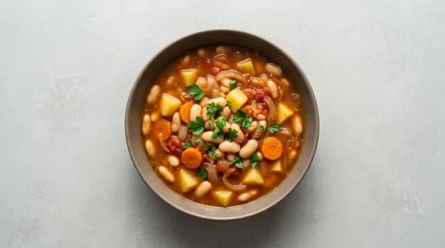 Zupa fasolowa z warzywami