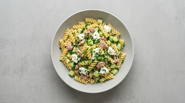 Pasta z twarogu i tuńczyka