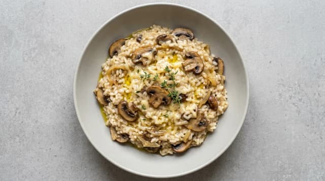 Risotto z pieczarkami