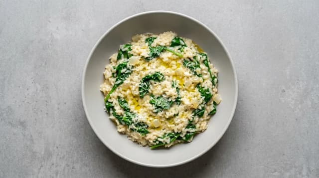 Risotto ze szpinakiem