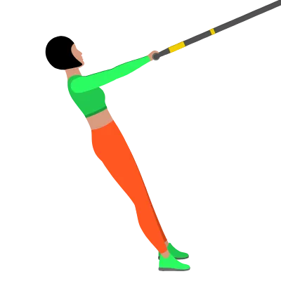 Face pull z TRX