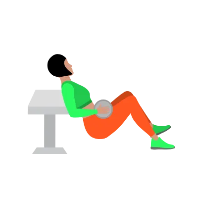 Hip thrust jednonóż z hantlem